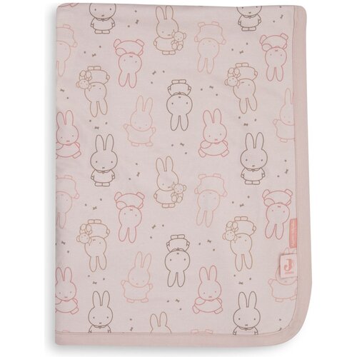 Jollein dekica celoletna 75x100cm miffy moments silk rose Slike
