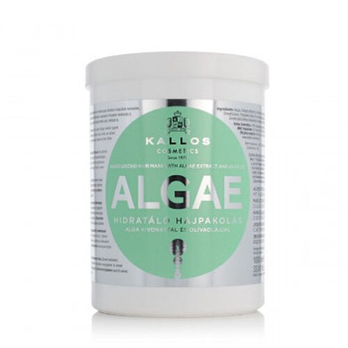 Kallos Cosmetics algae maska za jačanje o&amp;scaron;tećene kose 1000 ml Slike