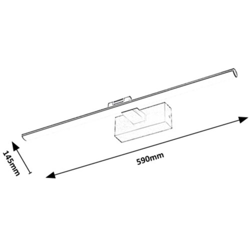 Rabalux lampa za slike led 12W gaten Slike