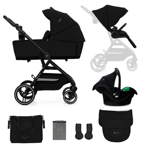 Kinderkraft KOLICA YOXI 3u1 MINK PRO PURE BLACK Cene
