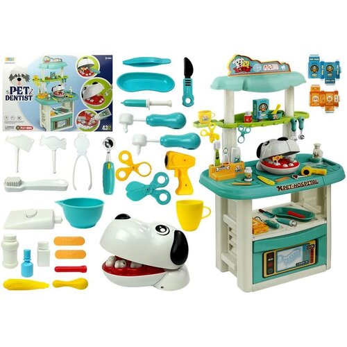 Lean_Toys Veterinarska zobozdravstvena pasja miza iz 43 elementov Cene