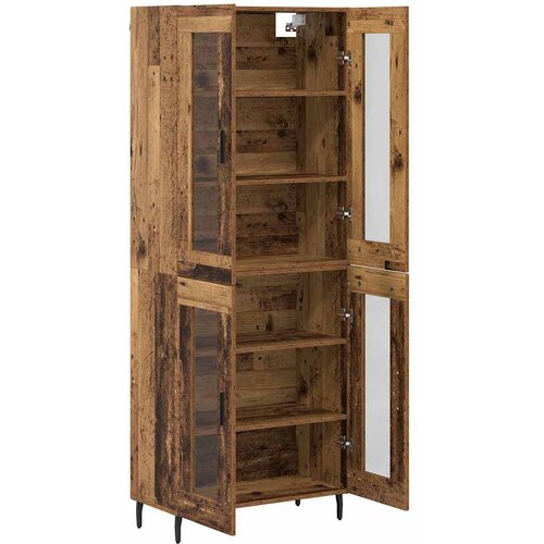  Highboard 2 pcs Staro drvo Inženjerska drva i staklo Slike