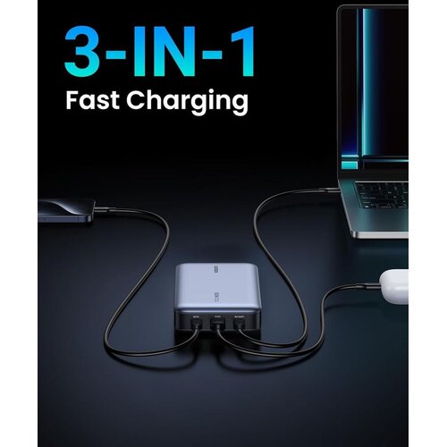 Ugreen 100W 20000mAh Prenosna baterija za prenosni računalnik s tremi vrati Slike