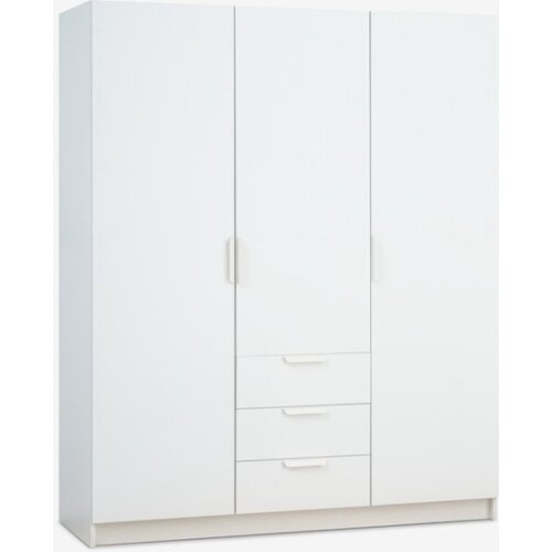  Ormar sa 3 vrata i 3 ladice 144x176cm, Bijela Cene