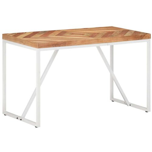 In blagovaonski stol 120 x 60 x 76 cm masivno drvo bagrema i manga Cijene