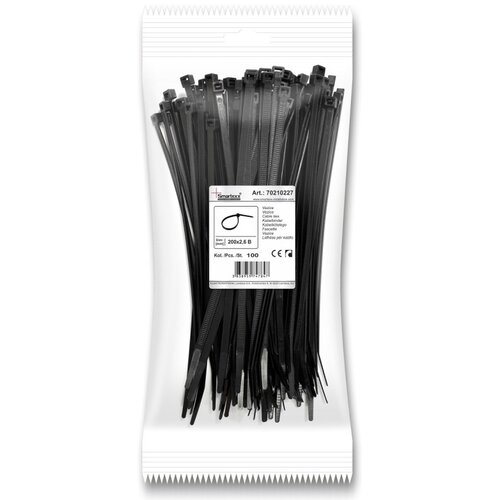 SMARTEXX Vezice (Crne boje, 200 x 2,6 mm, 100 Kom.) Cijene