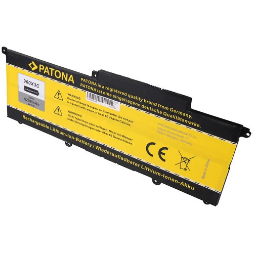 Patona Baterija za Samsung Ativ Book 9 / NP900X3F / NP900X3G, 5200 mAh