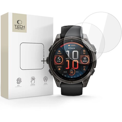 TECH-PROTECT KALJENO STEKLO GLASS FIT+ 2-KOMPLET ZA GARMIN FENIX 8 47 MM, (5000336594) Cene