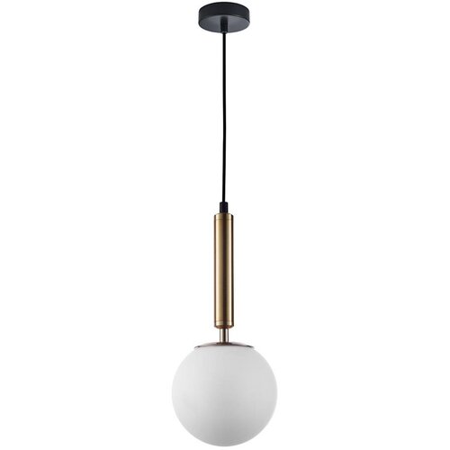  ITALUX PND-2324-1 GD+OPA - Luster na sajli RAVENA 1xE27/10W/230V crna/zlatna Cene