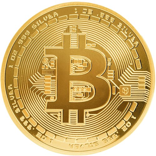 Atlus Bitcoin kolekcionarski novčić, zlato Slike
