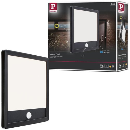 PAULMANN Zunanja svetila Luminaires d&amp;#039;ext&amp;eacute;rieur lamina lumi&amp;egrave;re blanche chaude Črna Slike