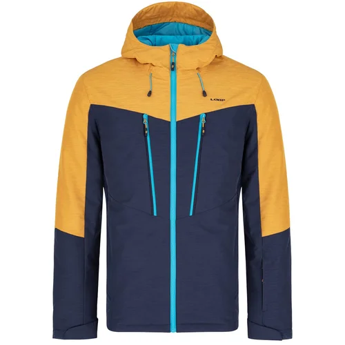 LOAP Men's Ski Jacket LAWRENCE Dark blue/Yellow