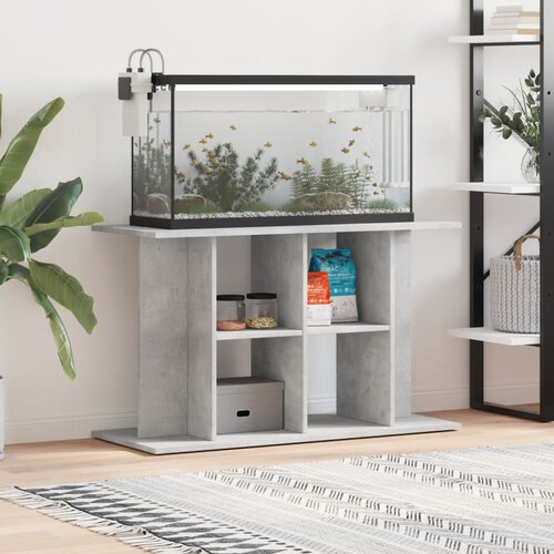  Stalak za akvarij Betonsko sivi 100x40x60 cm Konstruirano drvo Cijene