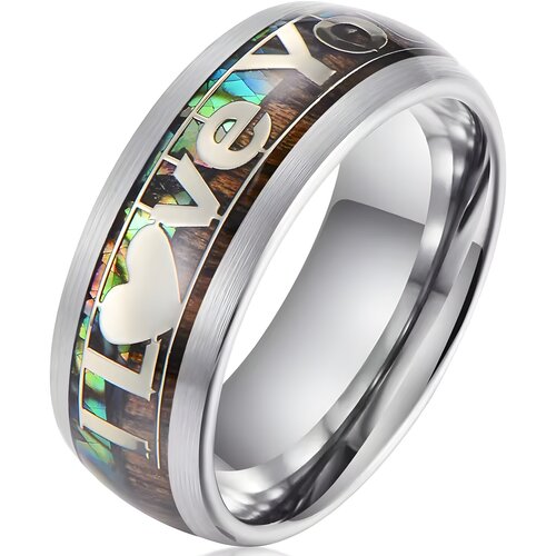 IZMAEL Prstan I Love You - Srebrna / 57mm Cene