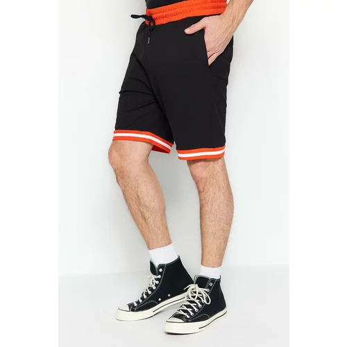 Trendyol Shorts - Black - Normal Waist