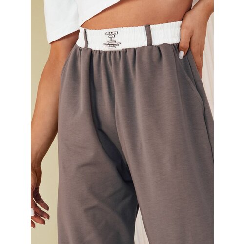 DStreet MINAM Women&amp;#039;s Trousers Grey Slike