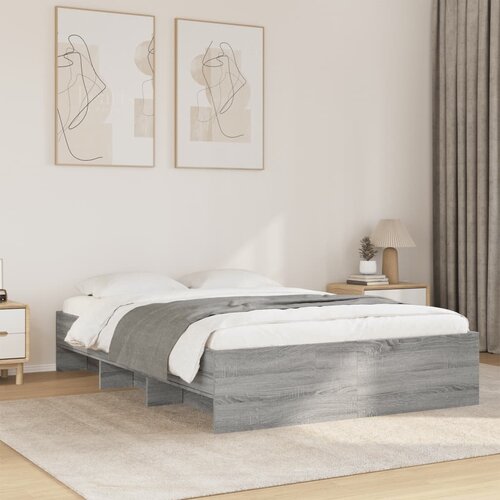 Furnova Posteljni okvir siva sonoma 120x190 cm inženirski les, (21935261) Slike