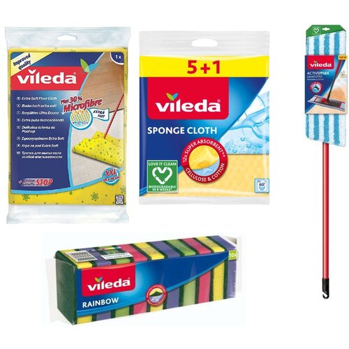 Vileda Set za čišćenje, 4 proizvoda Cene