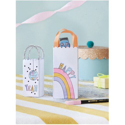  &amp;Scaron;KOLSKI 4BOJE GLITTER PASTEL EDDING 1200/4 S Slike