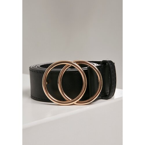 Urban Classics Belt with ring buckle black Cene