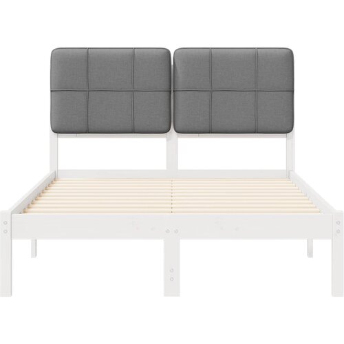  Krevetni okvir s tapiciranim uzglavljem Svijetlo siva Svjetlosiva 205.5 x 125.5 x 84.5 cm Slike