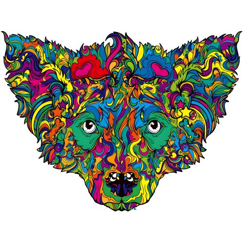 IZMAEL Drvene puzzle - Poodle / S Cene