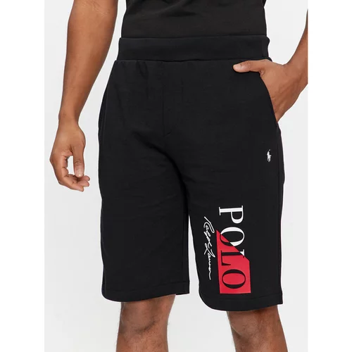 Polo Ralph Lauren Športne kratke hlače 714932513002 Črna Regular Fit