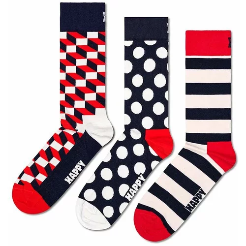 Happy Socks Čarape Classic Filled Optic Socks 3-pack