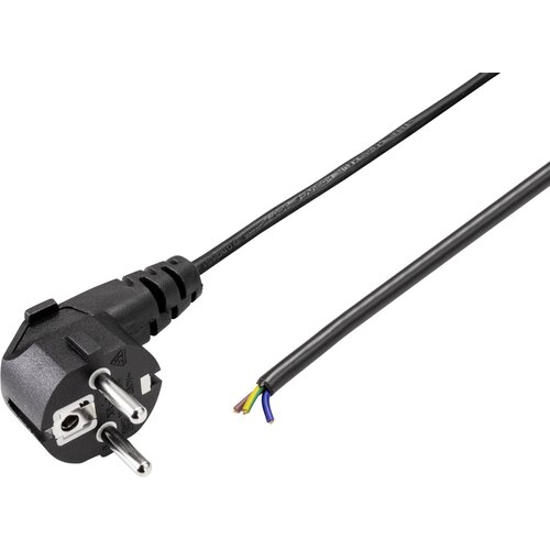 sygonix Napajalni kabel\, varnostni vtič PG/odprt konec\, 1\,5 m\, črn SY-5044220 tok priključni kabel črna 1.50 m, (20414668) Cene