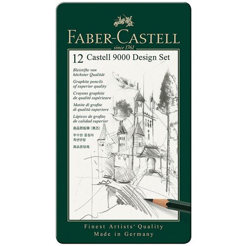 Faber-Castell grafitni svinčnik 9000, 12 kosov Cene