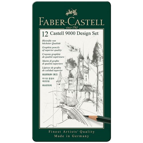 Faber-Castell set grafitnih olovaka 9000 design 12/1 119064 Cene