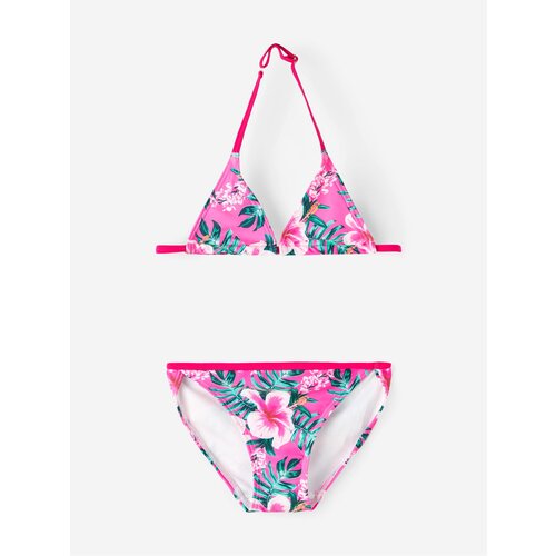 Name it Pink Girly Floral Swimwear Ziza - Girls Slike