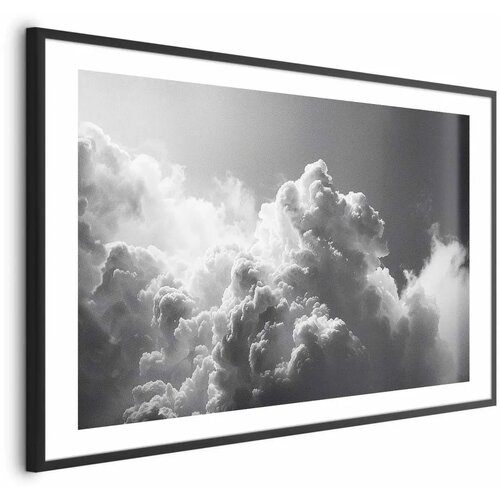  Plakat Extraordinary Phenomenon: The Sun Illuminating Dark Clouds 42x29.7 Crni okvir s margom Cijene