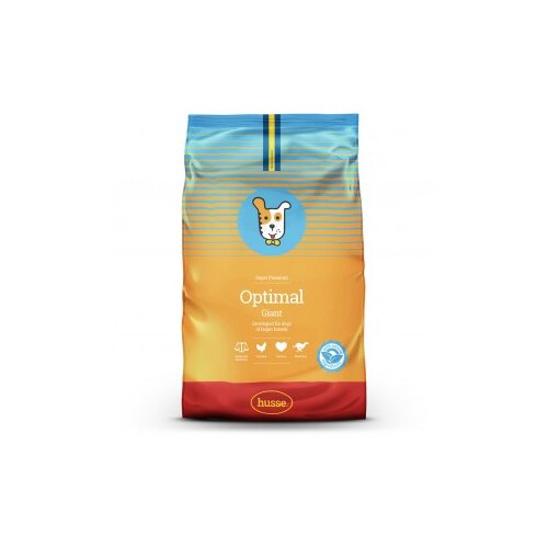 Husse Optimal Giant Suva hrana za pse velikih rasa, Piletina, 12kg Cene