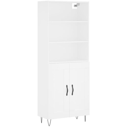 Maison Chic Visoka omara - Komoda - Predalnik bela 69,5x34x180 cm inženirski les, (21721922) Slike
