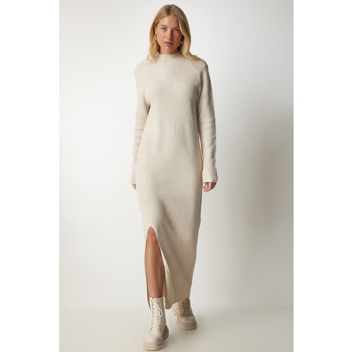 Dress - Beige - Wrapover Slike
