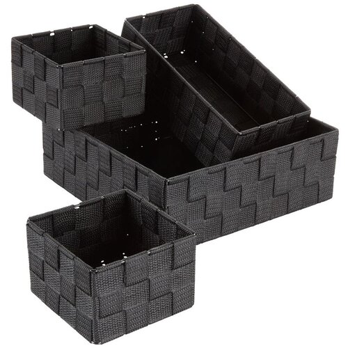 Aurora VELORA Korpa set 4 kom. crna Cene