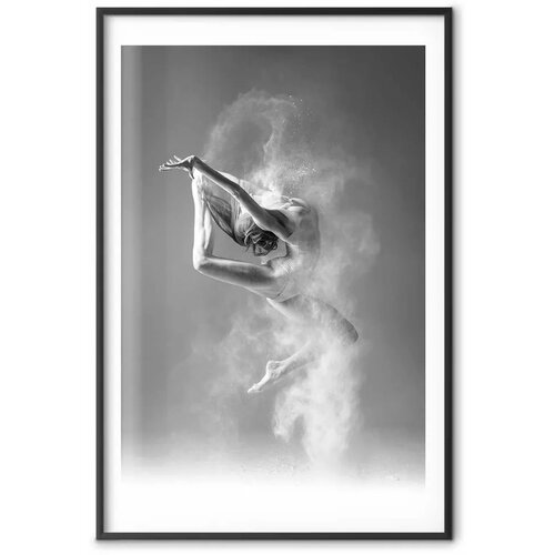  Plakat - Ballerina 40x60 Crni okvir s margom Slike