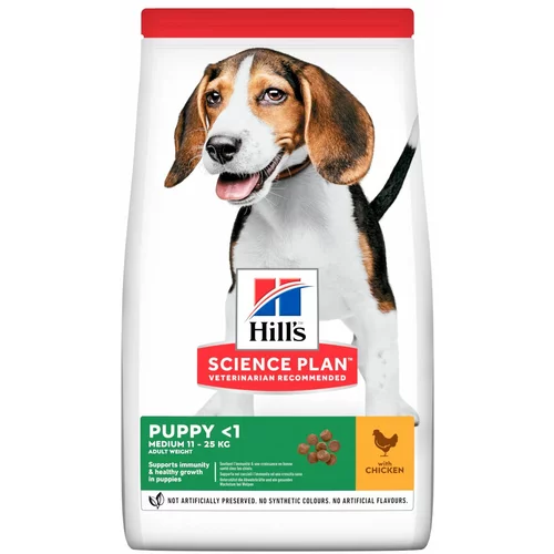 Hill’s Science Plan Puppy <1 Medium s piletinom - 2,5 kg