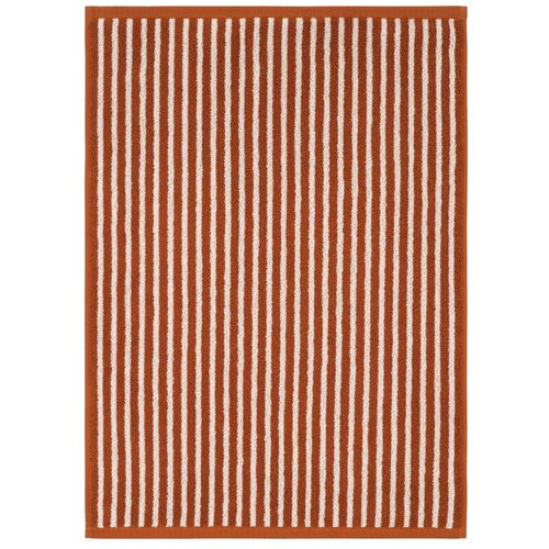 Jotex Bombažna brisača v konjak rjavi barvi/kremno bela 50x70 cm Dixie &amp;ndash; Slike