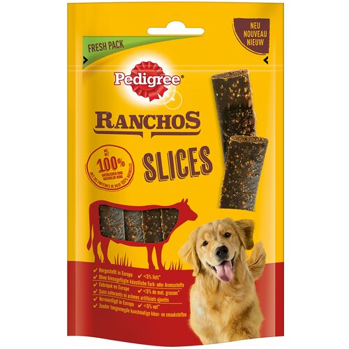 Pedigree Ranchos Slices prigrizki za pse - Govedina 60 g Slike