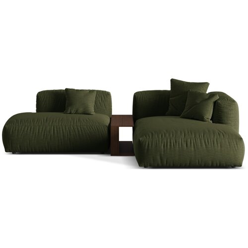 Micadoni Zelena kotna sedežna garnitura (desni kot) Martina &amp;ndash; Home Slike