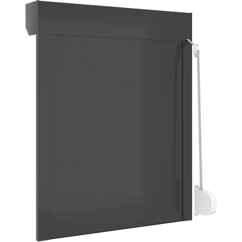  Roletna Antracit 80 x 100 cm Aluminij i poliuretan Slike