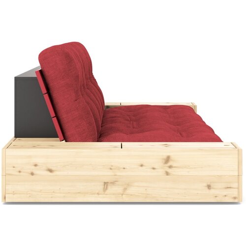 Karup Design Crvena sklopiva sofa od samta 244 cm Base &amp;ndash; Slike