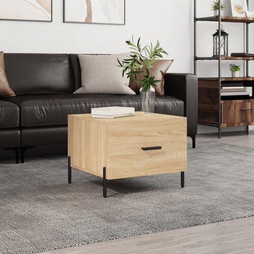 vidaXL Stolić za kavu boja hrasta 50 x 50 x 40 cm konstruirano drvo Cijene