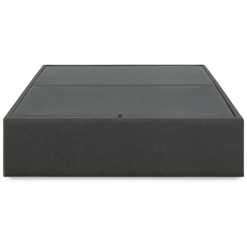 Kave Home Crni tapecirani bračni krevet s prostorom za odlaganje 160x200 cm Matters &amp;ndash; Slike