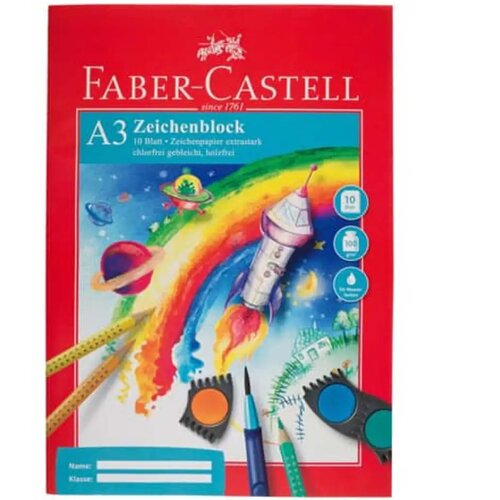 Faber-Castell Faber-Castell: risalni blok A3 – 10 listov, 100 g papir Cene