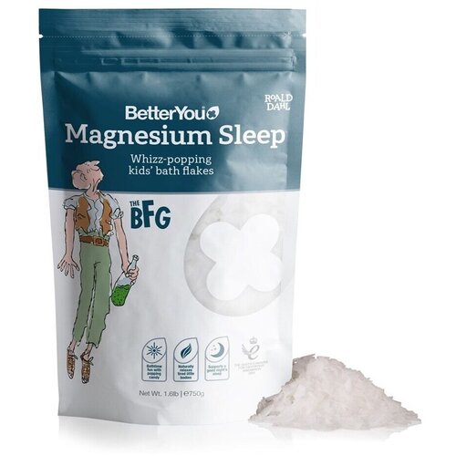 BetterYou Izdelki za kopanje Magnesium Sleep Kids&amp;#039; Bath Flakes pisana Slike