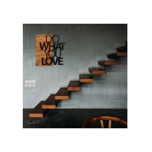 WALLXPERT dekorativni drveni zidni pribor do what you love Slike