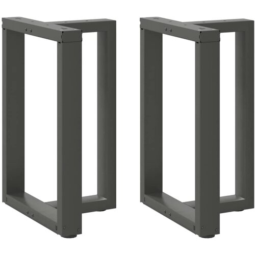 vidaXL Noge za jedilno mizo v obliki črke T, 2 kosa, antracitne 50x35x(72-73) cm, jeklo, (22123749) Cene